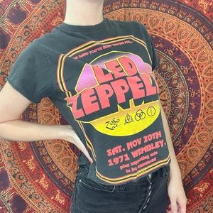 cropped led zeppelin tee